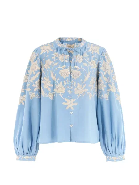 Cămașă Sea cu model floral albastru