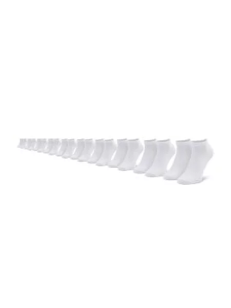 Σετ 10 ζευγάρια κοντές κάλτσες unisex Jack&Jones Jacdondo Socks White λευκό