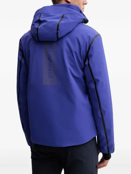 Geacă Ea7 Emporio Armani albastru