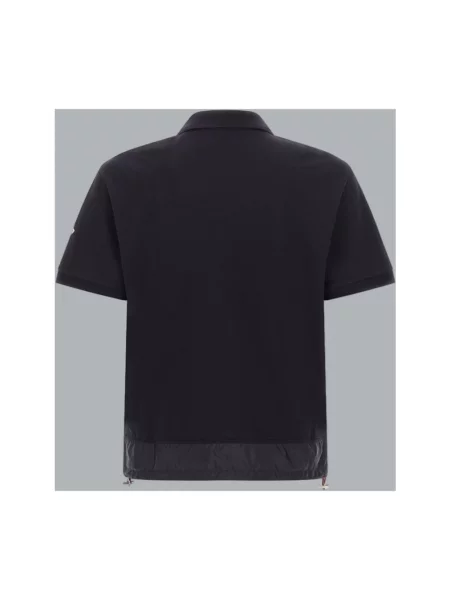 Koszulka polo Moncler niebieska