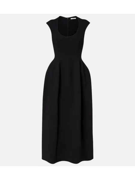 Sukienka midi Fforme do kolan garniturowa czarna