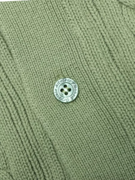 Cardigan Advisory Board Crystals tricotate de cristal verde