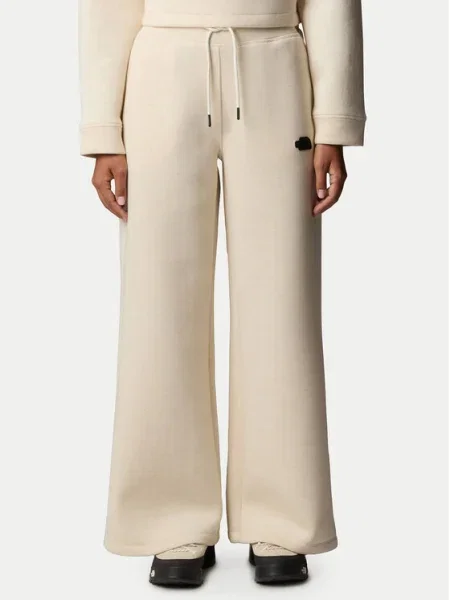 The North Face Долнище анцуг Wide Leg бежов