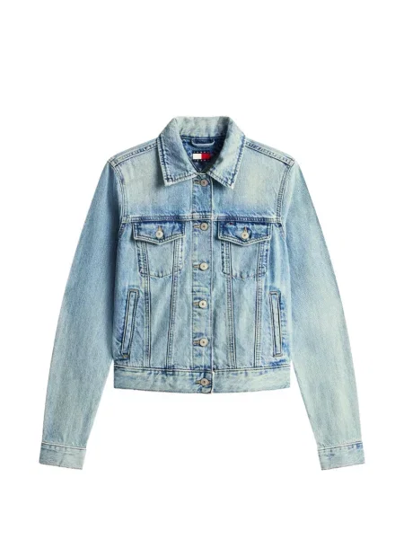 Geacă de blugi Tommy Hilfiger albastru