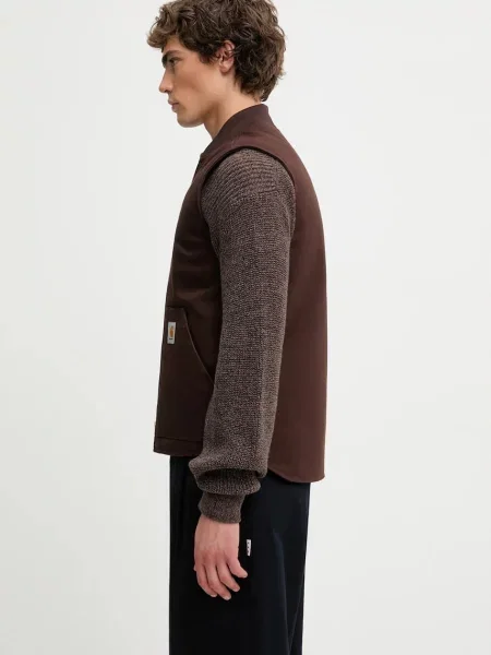 Γιλέκο Carhartt Wip καφέ