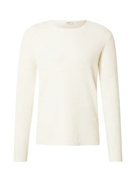 JOOP! Jeans Pulover Svenor natural alb