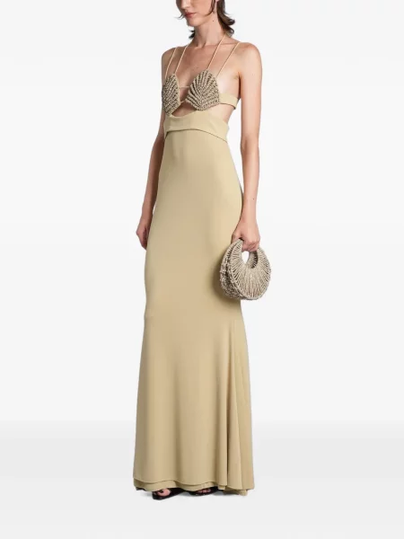 Rochie maxi Hibourama verde