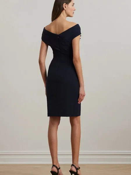 Lauren Ralph Lauren Kokteilové šaty námornícka modrá