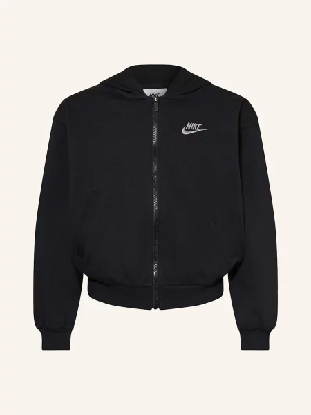 Dětská mikina Nike Sportswear Full Hoodie black/flat pewter černá
