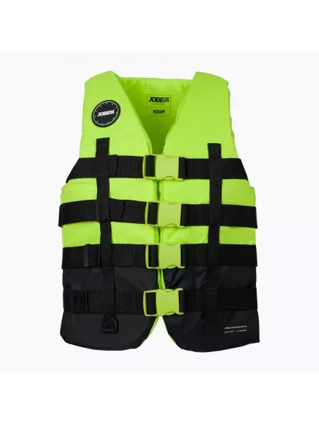 Kamizelka asekuracyjna JOBE 4 Buckle Life Vest lime zielona