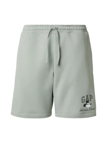 GAP Hlače DISNEY X GAP temno modra / oliva / pastelno zelena bela