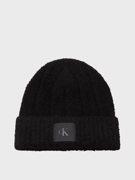 Букле шапка Calvin Klein черная