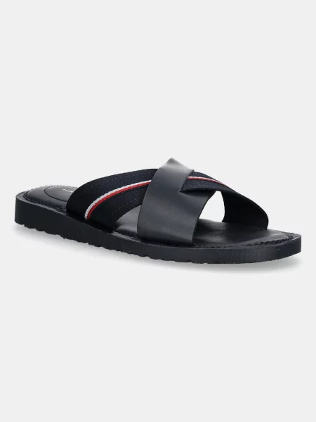 Чехли Tommy Hilfiger CORE HILFIGER LH CRISS C SANDAL мъжки тъмносиньо
