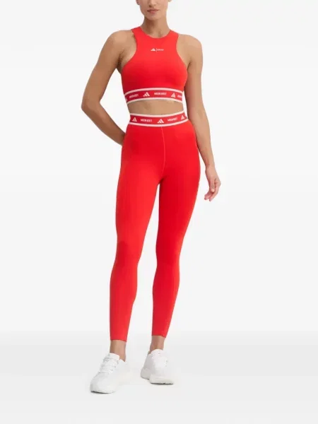 Pantaloni Adidas cu dungi alergare negru