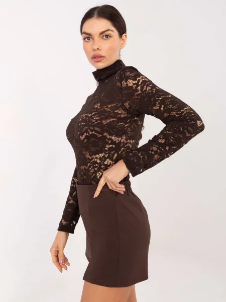 Bluza Italy Moda smeđa