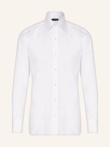 Tom Ford Koszula Slim Fit weiss