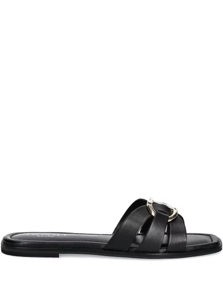 Sandale Twinset fără toc negru