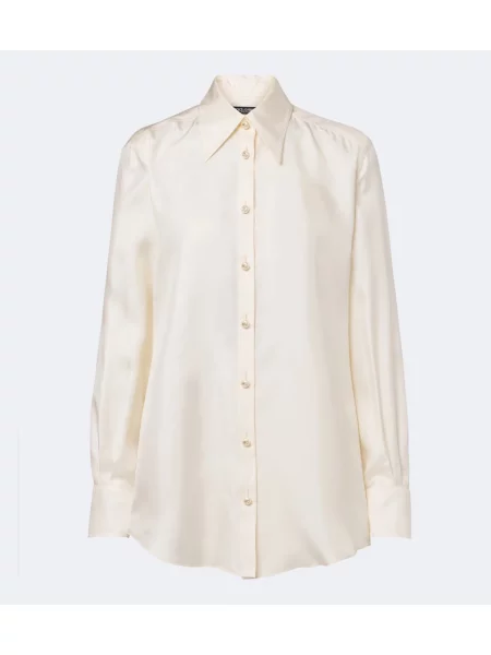 Cămașă Dolce&gabbana din satin bej