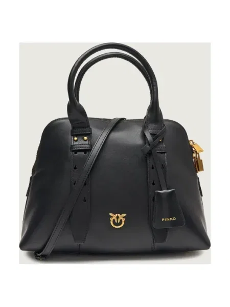 Rucsac Pinko din piele negru