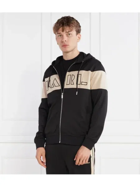 Karl Lagerfeld Hanorac SWEAT HOODY negru