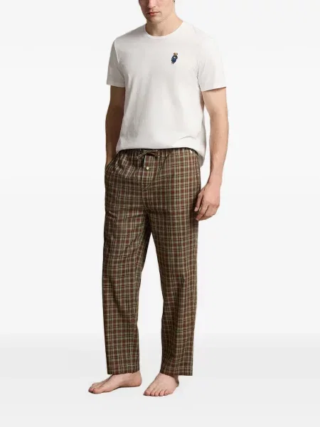 Ριγέ ρετρό μποτάκια Polo Ralph Lauren με σχέδιο μπλε