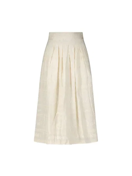 Spódnica midi Stella Forest do kolan beżowa