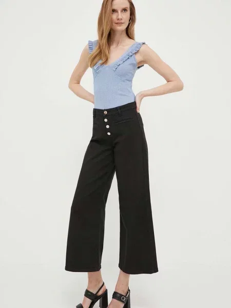 Džíny Artigli high waist černá