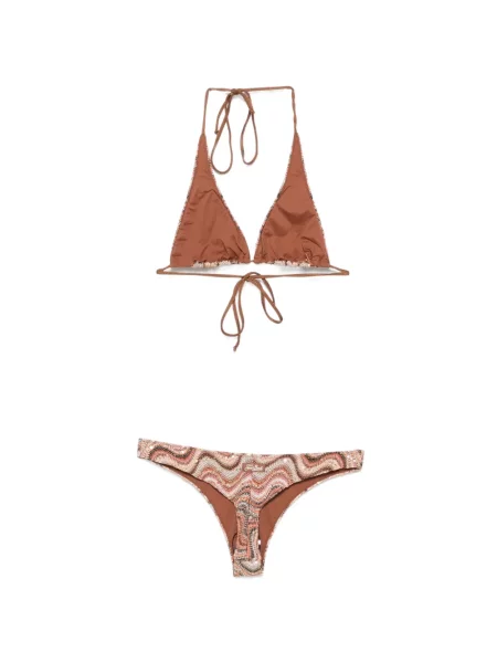 Bikini Mc2 Saint Barth cu paiete tricotate