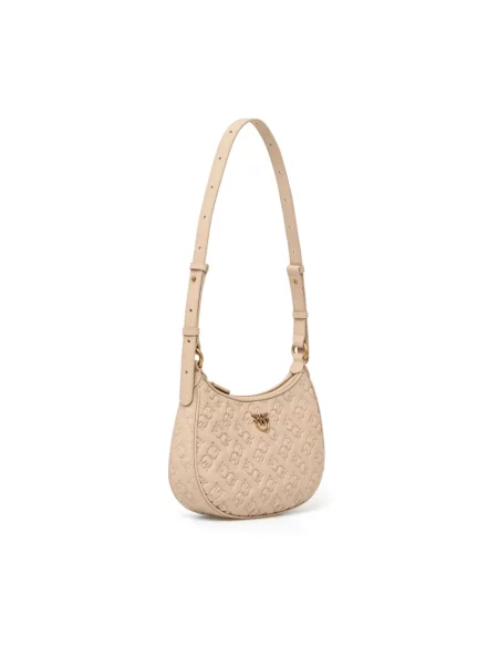Torebka Pinko casual beżowa