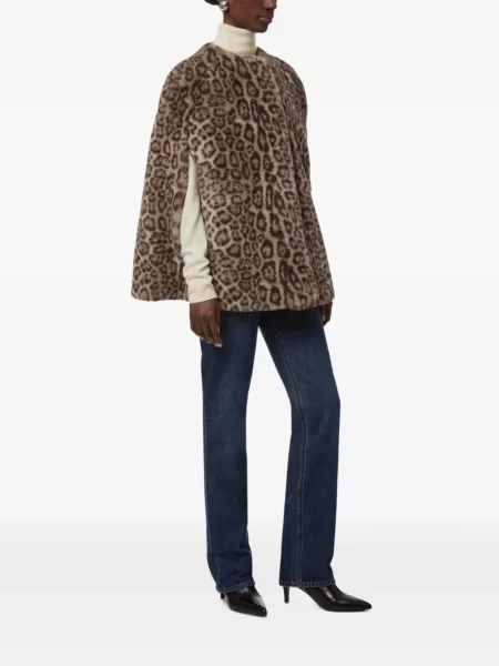 Raštuotas striukė Apparis leopardinis ruda