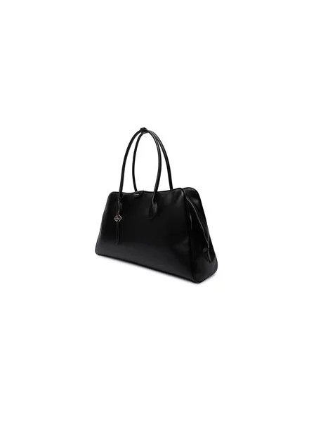 Calvin Klein Torbica Emblem Trio Large Work Bag crna