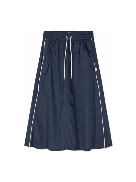 Spódnica midi Mads Norgaard niebieska