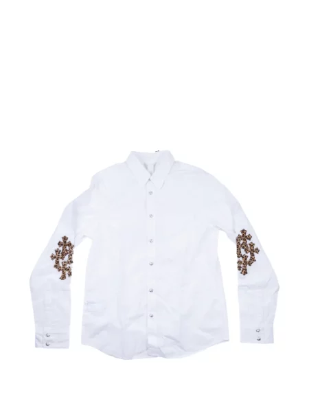 Košile Chrome Hearts se srdcovým vzorem bílá