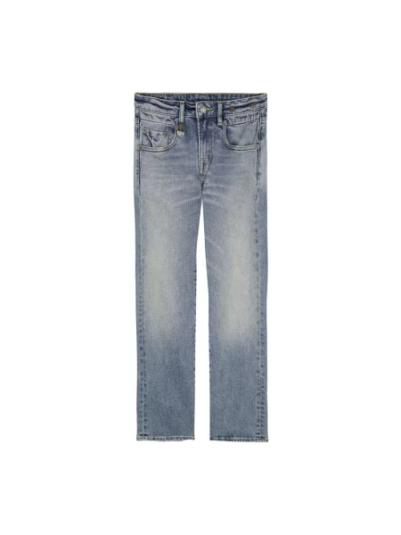 Jeansy straight leg dziecięce R13 niebieskie