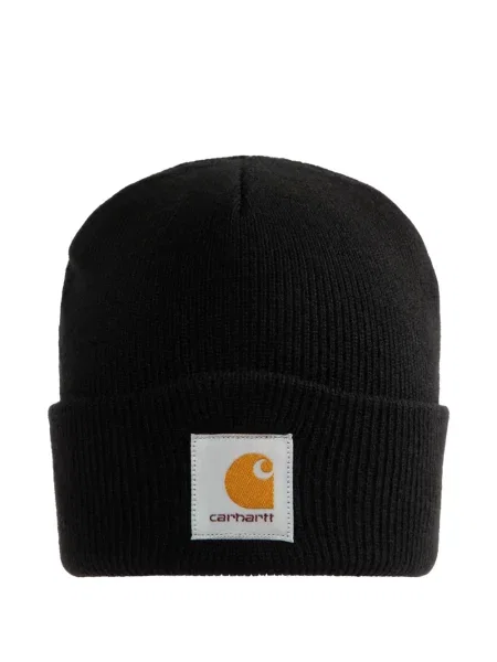 Căciulă Carhartt Wip cu autograf negru