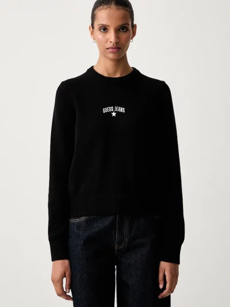 Guess Jeans pulover pentru femei din negru