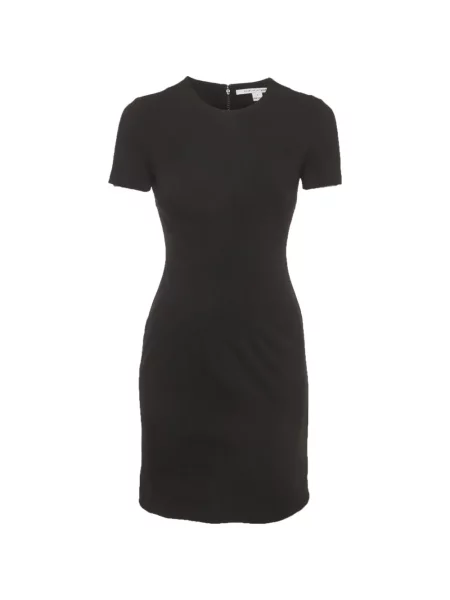 Rochie mini Dvf Diane Von Furstenberg din crep negru
