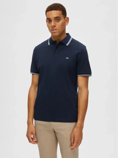 Selected Homme Tricou polo Bleumarin