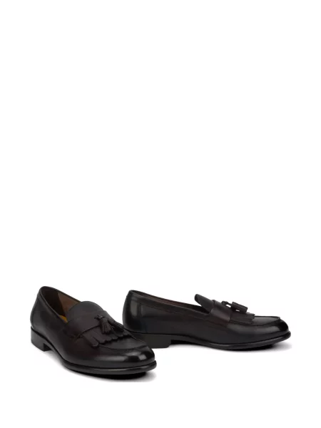 Pantofi loafer Doucal's cu franjuri maro