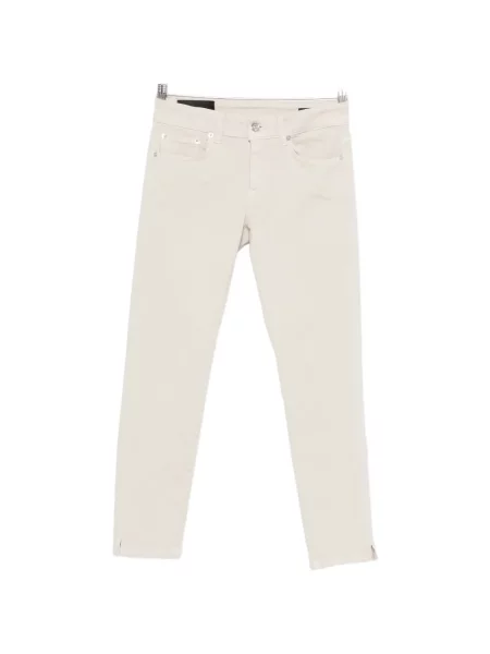 Jeansy Dondup na rzep z 5 kieszeniami