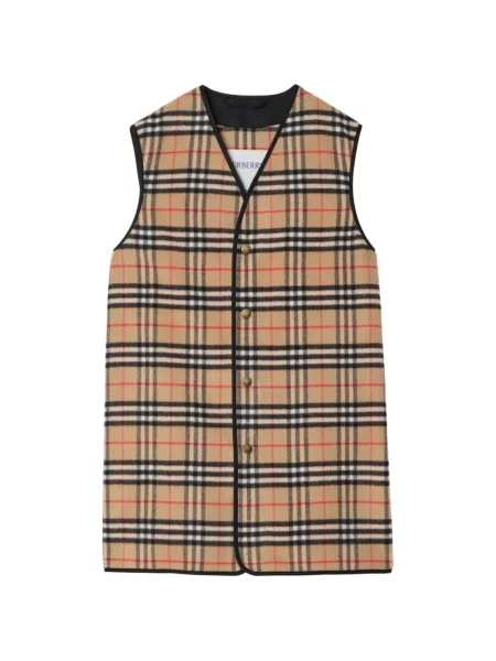Vestă Burberry de lână în carouri
