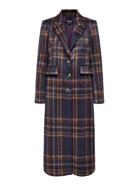 ONLY Демісезонний плащ Coris фіолетовий