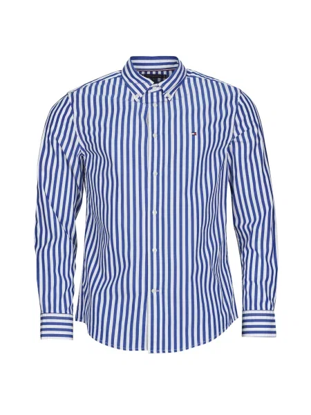 Klasična košulja Tommy Hilfiger puplin plava