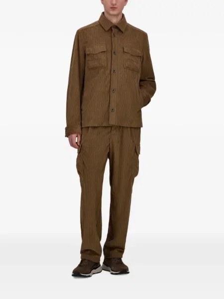 Pantaloni Herno de catifea cord verde