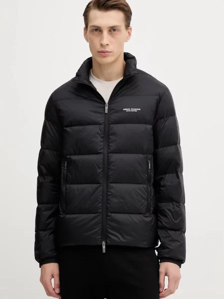 Armani Exchange De puf geacă negru