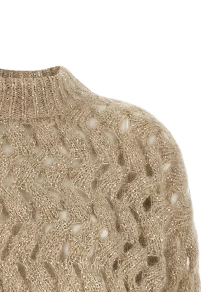 Pulover Brunello Cucinelli ajurat