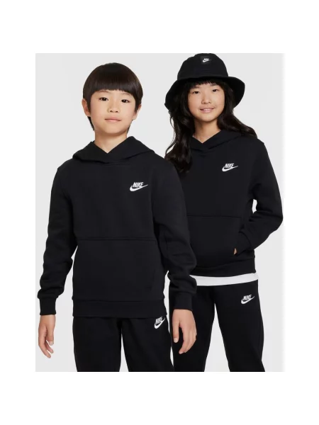 Bluza z kapturem junior Nike Sportswear Club Fleece XS czarny