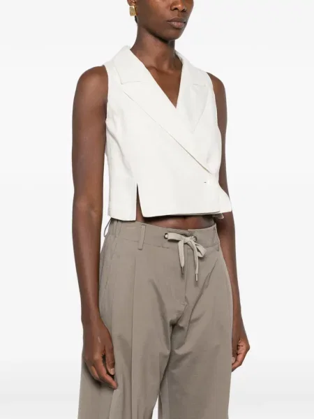Двуредно яке Emporio Armani без ръкави