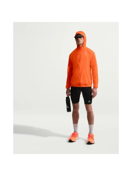 Krótkie legginsy Nike ACG Lava Loops Dri-FIT ADV neonowy pomarańczowy S czarny