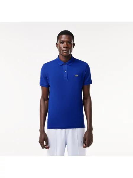 Lacoste Koszulka Polo Slim Fit Petit Piqué granatowa